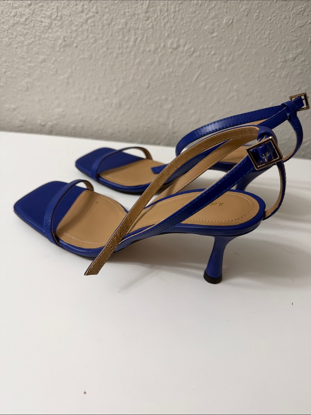 Other stories Blue Strappy Mid-Heel Sandals - Women's Dress Heels